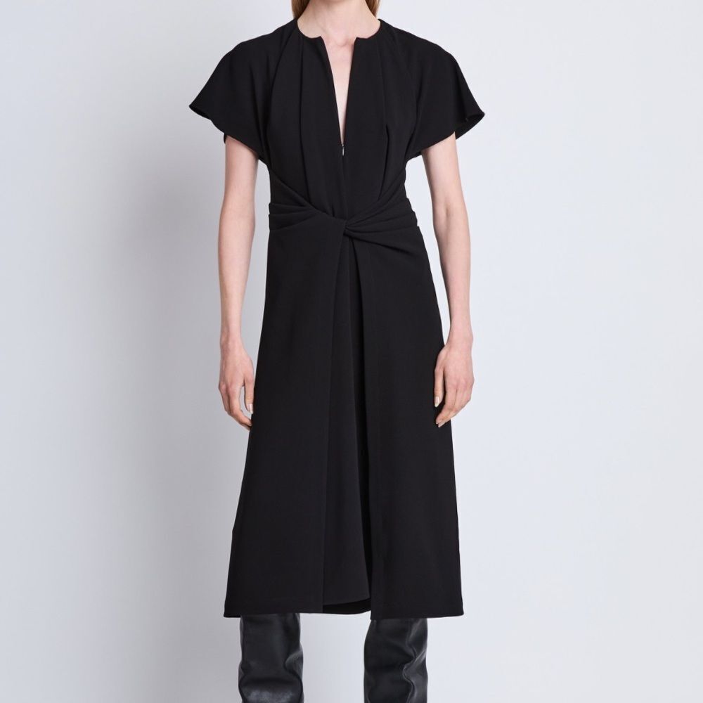 Proenza Schouler Julie draped crêpe midi dress
FF22
